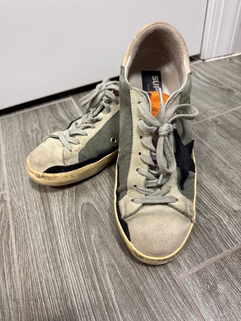 Golden Goose Suede Super Star Sneakers